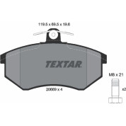 Bremsbelagsatz Vw P. A80 82-96/A100/A4 -97 Ohne Sensor | 2066921