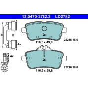 Bremsbelagsatz Db T. W166/C292/X166 2,1-4,7 11- Keramik | 13.0470-2782.2