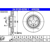 Bremsscheibe | 24.0120-0256.1