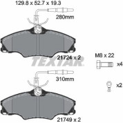 Bremsbelagsatz Peugeot S. 406 95-Ko A 14 | 2172402