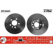 Bremsscheibe Vw P. T4 1.9D/2.0 | DF2665