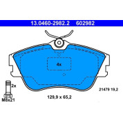 Bremsbelagsatz Vw P. T4 1.9-2.5 D 90-03 | 13.0460-2982.2