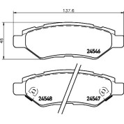 BREMBO Bremsklötze HA | CHEVROLET Camaro 09-15 | P 09 014