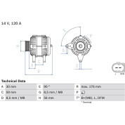 Lichtmaschine | AUDI,SEAT,SKODA,VW | 0 986 042 830