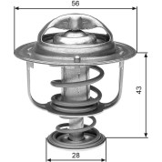 Gates Thermostat | TOYOTA Avensis 97-08 | TH31388G1