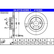 Bremsscheibe | 24.0110-0395.1