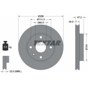 Bremsscheibe Chevrolet P. Epica 06-/Evanda/Rezzo 256Mm Siehe Katalog | 92133500