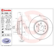 11 482 013 Bremsscheibe HA | BMW E31,E38 90 | 08.5580.11