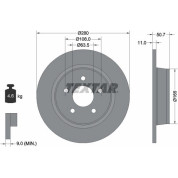 Bremsscheibe Ford T. C-Max 10-/Kuga 13 | 92238903