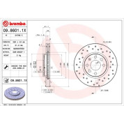 Bremsscheibe VA Xtra | OPEL Corsa,Combo,Tigra,Mervia 00 | 09.8601.1X