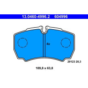 Bremsbelagsatz Iveco T. Daily Iii-V 99-14 | 13.0460-4996.2