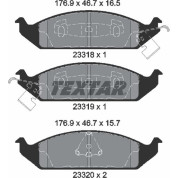 Bremsbelagsatz Chrysler P. Stratu | 2331801