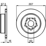 Bremsscheibe | LEXUS,TOYOTA | 0 986 479 023