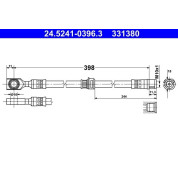 Bremsschlauch | 24.5241-0396.3