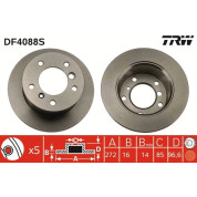 Bremsscheibe Db T. Sprinter # | DF4088S