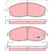 Bremsbelagsatz Hyundai P. H1 | GDB3201