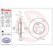 94 481 021 Bremsscheibe VA | KIA Carens III 06 | 09.A706.11