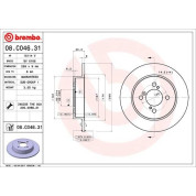 89 482 014 Bremsscheibe HA | SUZUKI Swift 10 | 08.C046.31