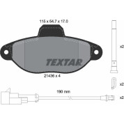 Bremsbelagsatz Ford P. Ka 1.2 10- 2 Sensoren | 2143609