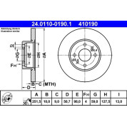 Bremsscheibe Fiat T. Bravo/Croma/Linea/Stilo 85 | 24.0110-0190.1