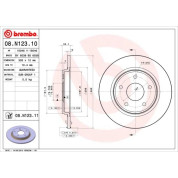 91 482 013 Bremsscheibe HA | CHRYSLER GRAND VOYAGER 07 | 08.N123.11