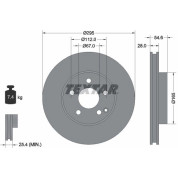 Bremsscheibe Db P. E (W211) 1.8-3.2Cdi 03/02-07/09 | 92115105