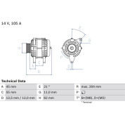 Lichtmaschine | ALFA,FIAT,LANCIA | 0 986 042 780