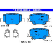 Bremsbelagsatz Toyota T. Verso 1.6-2.2 D-4D 09 | 13.0460-3854.2