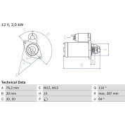 Starter | AUDI,SKODA,VW | 0 986 018 020