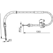 Handbremsseil li | MINI | 1987482227