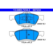 Bremsbelagsatz Ford P. Maverick 2.0-3.0 V6 24V 01 | 13.0460-7234.2