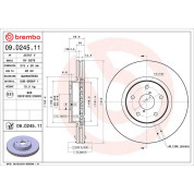 Bremsscheibe VA | SUBARU WRX, Outback 13 | 09.D245.11