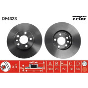 Bremsscheibe Vw P. T4 98 | DF4323