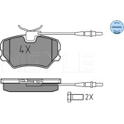 Bremsbelagsatz Peugeot S. 405 87-96 Mit Sensor | 025 212 0918/W