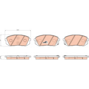 Bremsklötze VA | HYUNDAI i40 11 | GDB3530