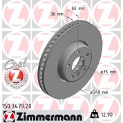 11 481 075 Bremsscheibe VA re | BMW F01,F02,F07,F10,F11 09 | 150.3479.20