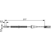 Handbremsseil | CHEVROLET,OPEL | 1987482461