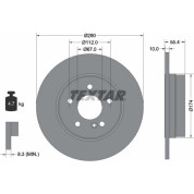 Bremsscheibe Db T. W202/210 | 92072703