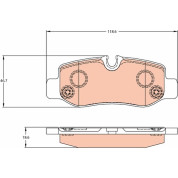 Bremsklötze HA | MERCEDES Vito 14 | GDB2102