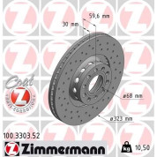 12 481 041 Sport Bremsscheibe VA Sport | AUDI A6,A8,VW Phaeton 96 | 100.3303.52