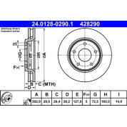 Bremsscheibe | 24.0128-0290.1