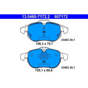 Bremsbelagsatz Opel P. Signum/Vectra 02 | 13.0460-7172.2