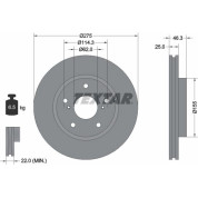 Bremsscheibe Toyota P. Rav4 06 | 92232703