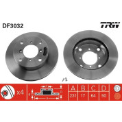 Bremsscheibe Suzuki P. Swift | DF3032