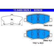 Bremsbelagsatz Jeep T. Wrangler/Cherokee 07 | 13.0460-5629.2