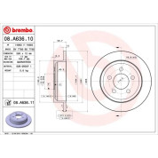 99 482 007 Bremsscheibe HA | JEEP Cherokee,Wrangler 01 | 08.A636.11