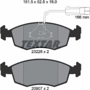 Bremsbelagsatz Fiat P. Palio 96 | 2322702