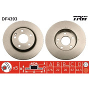 Bremsscheibe Db P. W169/W245 1,5-2,0 04-12 | DF4393