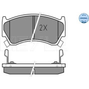 Bremsbelagsatz Nissan P. Almera 95-/Baleno 96- Mit Sensor | 025 230 0415/W