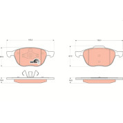 Bremsklötze VA | FORD Focus,C-Max,Kuga,MAZDA,VOLVO 03 | GDB1583